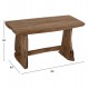ΠΑΓΚΑΚΙ FB99347 ΑΠΟ ΜΑΣΙΦ ΞΥΛΟ TEAK ΦΥΣΙΚΟ 80X40X44Y εκ.