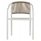 ΠΟΛΥΘΡΟΝΑ ΑΛΟΥΜΙΝΙΟΥ ΛΕΥΚΟ ΜΕ PE RATTAN WICKER FB95856.01 57x63x80Yεκ.