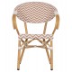 ΠΟΛΥΘΡΟΝΑ BAMBOO LOOK FB95861.03 ΚΑΦΕ-ΛΕΥΚΟ 58.5x58x82Υεκ.