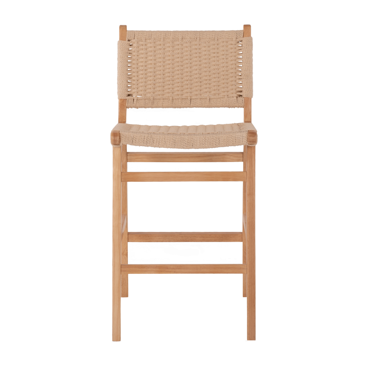 ΣΚΑΜΠΟ ΜΕΣΑΙΟΥ ΥΨΟΥΣ FB99332.01 RUBBERWOOD & ΣΧΟΙΝΙ- ΦΥΣΙΚΟ ΧΡΩΜΑ 45x46x95Υεκ.