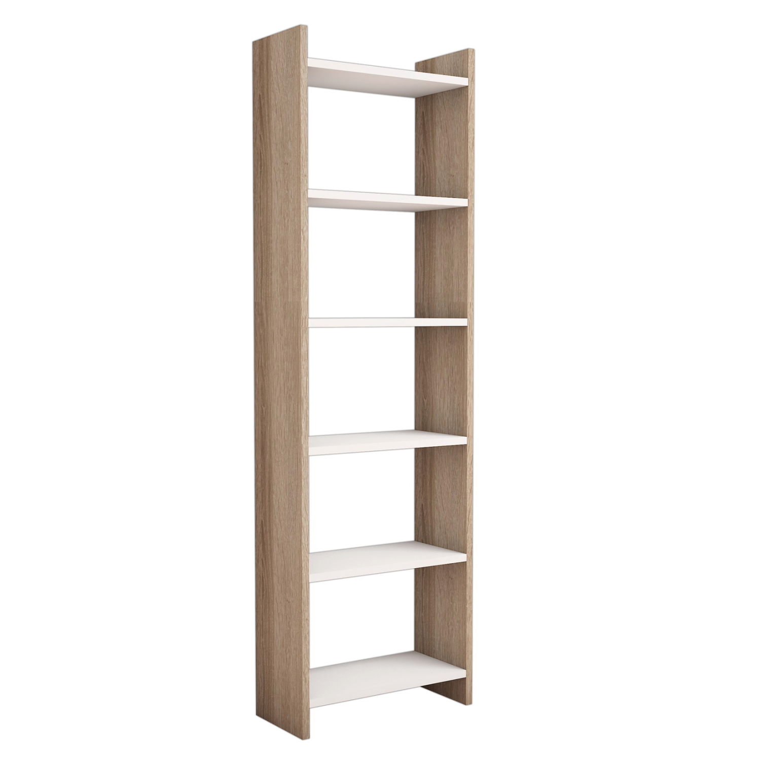 ΒΙΒΛΙΟΘΗΚΗ FB99226.12 ΜΕΛΑΜΙΝΗΣ SONΟMA-ΛΕΥΚΟ 48,5x22x160Υεκ.