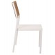 ΚΑΡΕΚΛΑ ΑΛΟΥΜΙΝΙΟΥ ΛΕΥΚΗ ΜΠΕΖ RATTAN & TEXTLINE FB95921.02 46x55,5x83Yεκ.