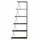ΒΙΒΛΙΟΘΗΚΗ FB92241.13 OLIVE GREY ME ΜΑΥΡΕΣ ΒΕΡΓΕΣ 65x22-24x146Υεκ.
