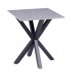 ΒΟΗΘΗΤΙΚΟ ΤΡΑΠΕΖΑΚΙ ΣΑΛΟΝΙΟΥ FB99471.05 GREY MARBLE TOP-ΜΑΥΡΗ ΜΕΤΑΛ.ΒΑΣΗ 50x50x55Yεκ.