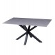 ΤΡΑΠΕΖΙ ΣΑΛΟΝΙΟΥ FB99470.05 GREY MARBLE-ΜΑΥΡΗ ΜΕΤΑΛ.ΒΑΣΗ 120x60x45,5Yεκ.