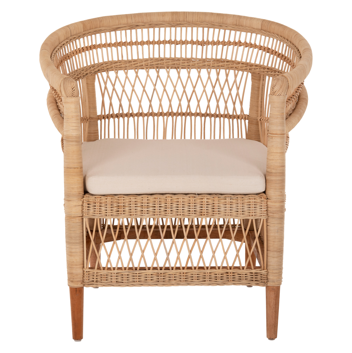 ΠΟΛΥΘΡΟΝΑ MALAWI FB99635.04 ΞΥΛΟ ΜΑΟΝΙ ΕΠΕΝΔΥΣΗ RATTAN ΛΕΥΚΟ ΜΑΞΙΛΑΡΙ ΚΑΘΙΣΜΑΤΟΣ 80x70x86Υεκ.