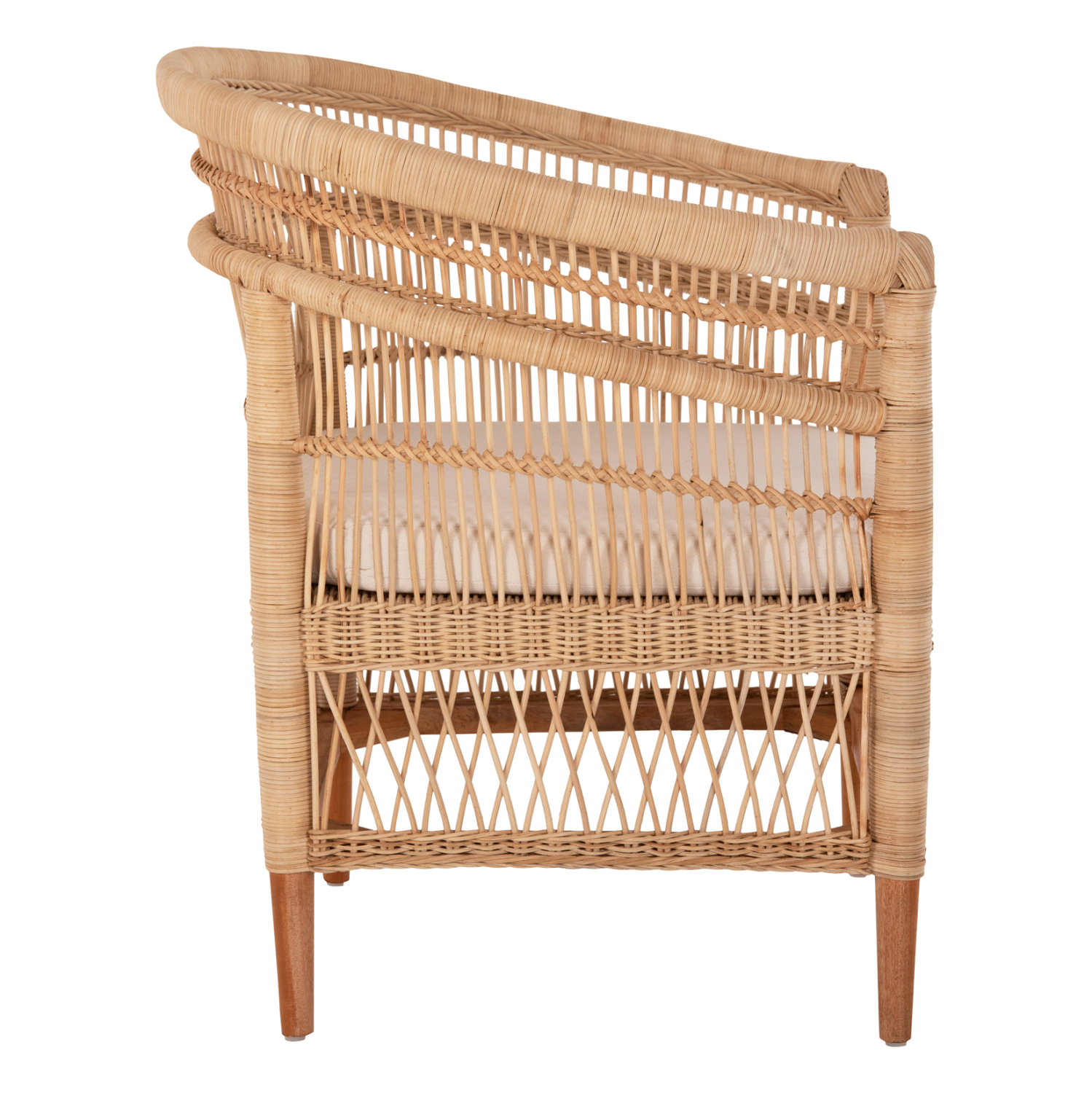 ΠΟΛΥΘΡΟΝΑ MALAWI FB99635.04 ΞΥΛΟ ΜΑΟΝΙ ΕΠΕΝΔΥΣΗ RATTAN ΛΕΥΚΟ ΜΑΞΙΛΑΡΙ ΚΑΘΙΣΜΑΤΟΣ 80x70x86Υεκ.