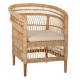 ΠΟΛΥΘΡΟΝΑ MALAWI FB99635.04 ΞΥΛΟ ΜΑΟΝΙ ΕΠΕΝΔΥΣΗ RATTAN ΛΕΥΚΟ ΜΑΞΙΛΑΡΙ ΚΑΘΙΣΜΑΤΟΣ 80x70x86Υεκ.