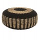 ΠΟΥΦ ΣΚΑΜΠΟ FB97851.02 SEAGRASS ΣΕ ΦΥΣΙΚΟ-ΜΑΥΡΟ ΧΡΩΜΑ Φ60x35Yεκ.