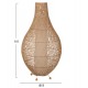 ΦΩΤΙΣΤΙΚΟ ΔΑΠΕΔΟΥ FB97835 RATTAN ΣΕ ΦΥΣΙΚΟ ΧΡΩΜΑ Φ55x101Υεκ.