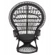 ΠΟΛΥΘΡΟΝΑ FB99342.03 RATTAN ΜΑΥΡΟ-ΜΑΞΙΛΑΡΙ ΜΑΥΡΟ 114x72x150Yεκ.