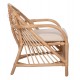 ΠΟΛΥΘΡΟΝΑ FB99837 RATTAN ΣΕ ΦΥΣΙΚΟ- ΛΕΥΚΟ ΜΑΞΙΛΑΡΙ 72x66x75Υεκ.