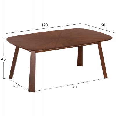 ΤΡΑΠΕΖΙ ΣΑΛΟΝΙΟΥ FB99737 MDF ΣΕ ΚΑΡΥΔΙ ΧΡΩΜΑ 120x60x45Υεκ.