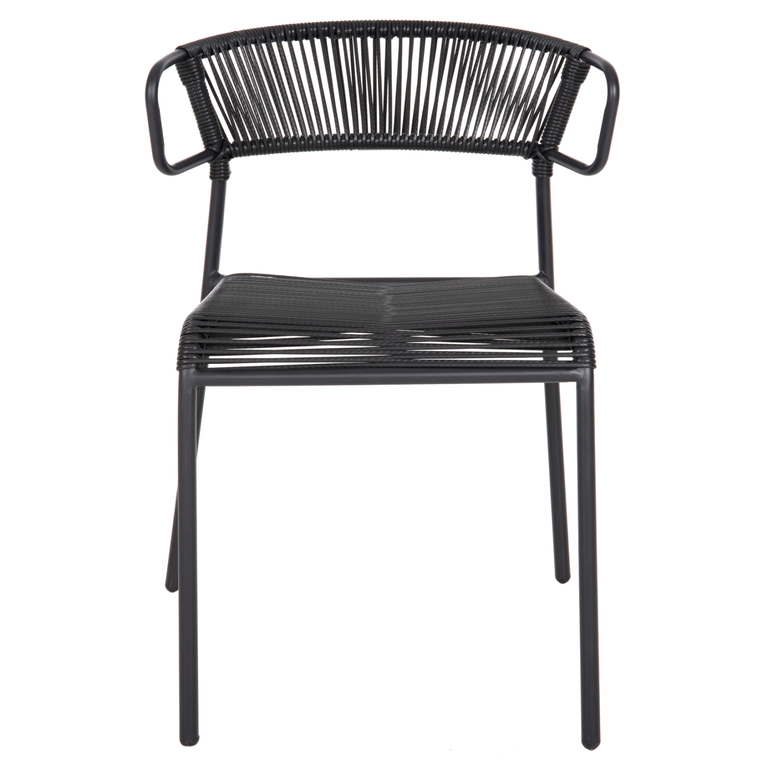 ΚΑΡΕΚΛΑ FB96053.02 ΜΕΤΑΛΛO KAI ΣΥΝΘΕΤΙΚΟ RATTAN ΣΕ ΜΑΥΡΟ 54x62x80Υεκ
