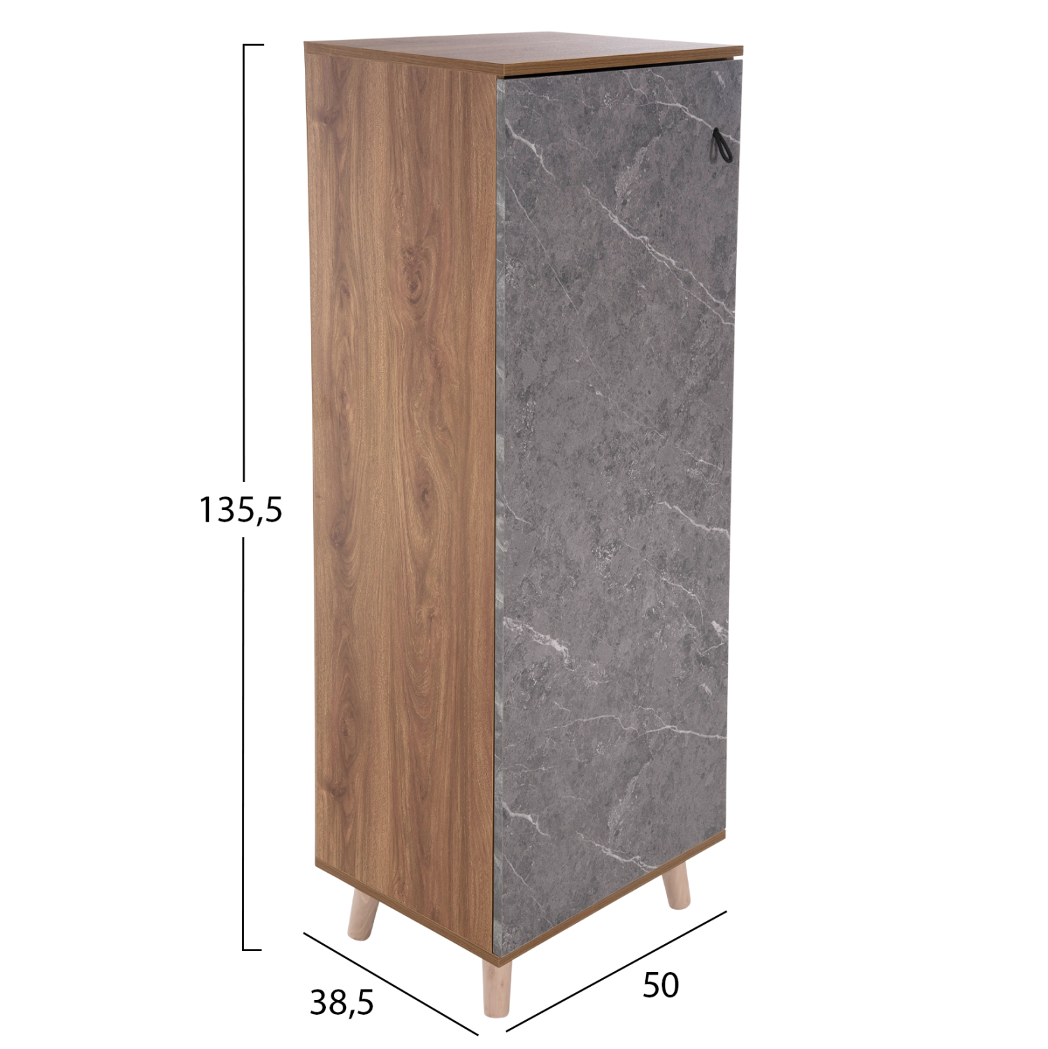 ΠΑΠΟΥΤΣΟΘΗΚΗ-ΝΤΟΥΛΑΠΙ FB98954.12 ΜΕΛΑΜΙΝΗ SONAMA-STONE TEXTURE 50Χ38Χ135Yεκ.