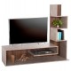 ΣΥΝΘΕΤΟ ΤΗΛΕΟΡΑΣΗΣ FB98908.14 ΜΕΛΑΜΙΝΗ ΓΚΡΙ STONE TEXTURE-ΦΥΣΙΚΟ 150x29,5x120Υεκ.