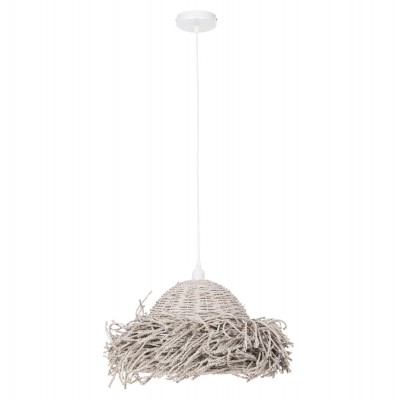 ΦΩΤΙΣΤΙΚΟ ΟΡΟΦΗΣ ΚΡΕΜΑΣΤΟ FB94349 SEAGRASS ΣΕ WHITEWASH ΧΡΩΜΑ Φ50x25-135Υεκ.