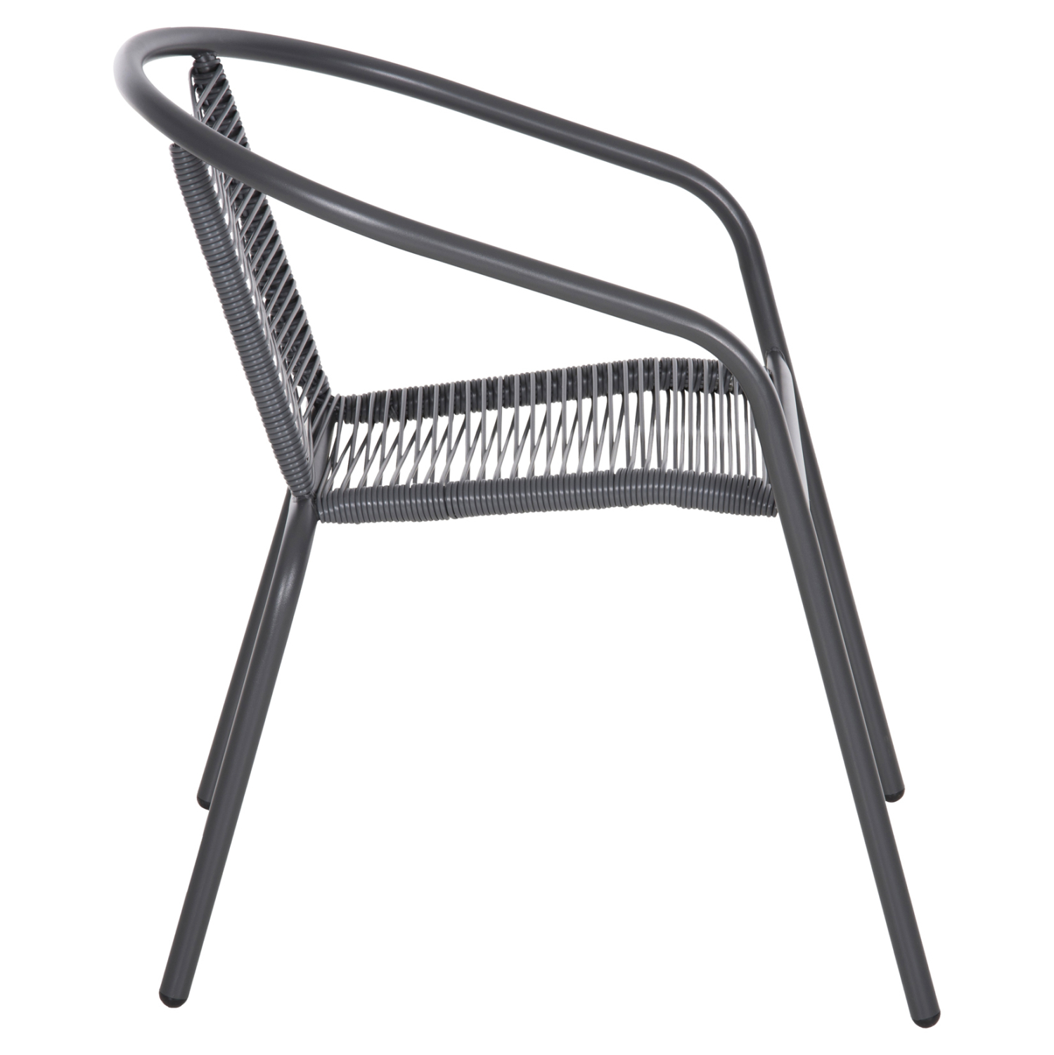 ΠΟΛΥΘΡΟΝΑ FB95969.01 ΜΕΤΑΛΛΟ ΓΚΡΙ-ΣΥΝΘ. RATTAN ΓΚΡΙ 54x61x75Υεκ.