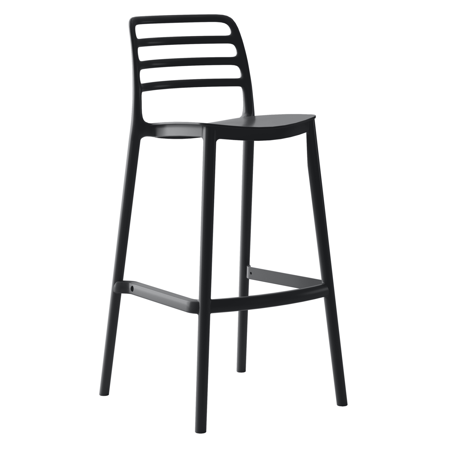 ΣΚΑΜΠΟ BAR ΠΟΛΥΠΡΟΠΥΛΕΝΙΟΥ FB96099.02 ΜΑΥΡΟ 37,2x50x101,5Υεκ.