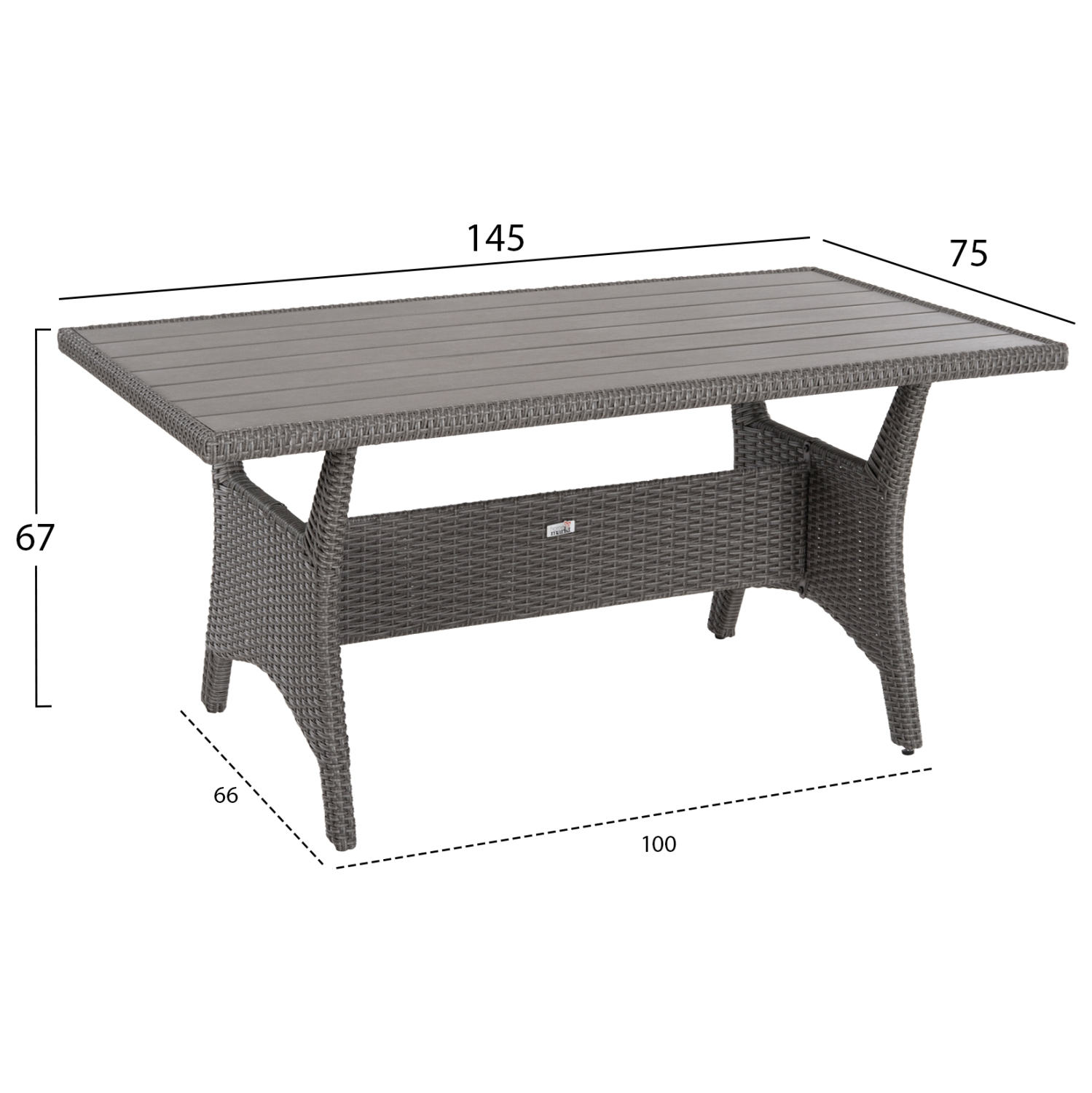 ΣΕΤ ΣΑΛΟΝΙ ΓΩΝΙΑ & ΤΡΑΠΕΖΙ FB96078.01 ΓΚΡΙ ΣΥΝΘ.RATTAN-ΜΑΞΙΛΑΡΙΑ-PS ΞΥΛΕΙΑ