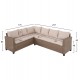 ΣΕΤ ΣΑΛΟΝΙ ΓΩΝΙΑ & ΤΡΑΠΕΖΙ FB96078.02 ΜΟΚΑ ΣΥΝΘ.RATTAN-ΜΑΞΙΛΑΡΙΑ-PS ΞΥΛΕΙΑ