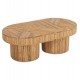 ΤΡΑΠΕΖΙ ΣΑΛΟΝΙΟΥ ΟΒΑΛ TOP FB99870 RATTAN ΧΡΩΜΑ ΦΥΣΙΚΟ 110x59x39Υεκ.