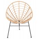 ΠΟΛΥΘΡΟΝΑ ΤΥΠΟΥ ΦΩΛΙΑ ΜΕΤΑΛΛΙΚΗ FB95458.11 ΜΕ WICKER ΜΠΕΖ 73x78x88Υεκ.
