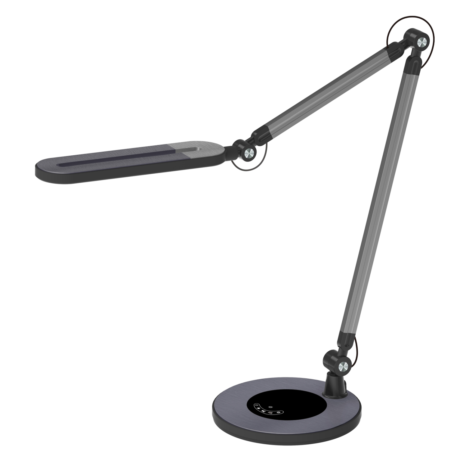 ΦΩΤΙΣΤΙΚΟ ΓΡΑΦΕΙΟΥ LED FB94462.02 ΜΑΥΡΟ-ΓΚΡΙ ABS 57,4x51,1Υεκ.
