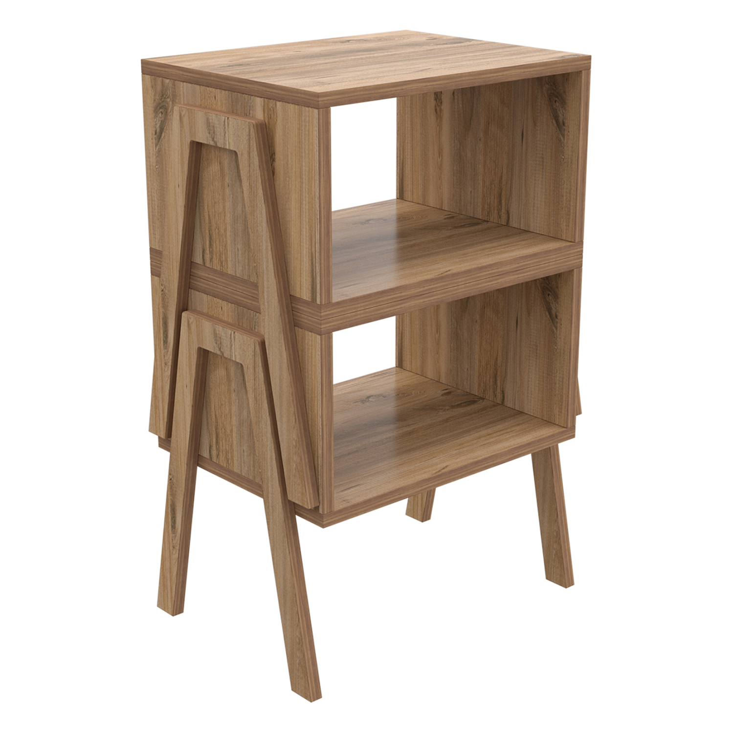 ΚΟΜΟΔΙΝΟ FB918182.04 ΜΕΛΑΜΙΝΗ ΣΕ ΦΥΣΙΚΟ ΞΥΛΟΥ 48x35x49Υεκ.