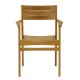 ΠΟΛΥΘΡΟΝΑ FB99935 ΜΑΣΙΦ ΞΥΛΟ TEAK ΣΕ ΦΥΣΙΚΟ 58x61x80,5Υ