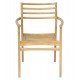 ΠΟΛΥΘΡΟΝΑ FB99936 ΜΑΣΙΦ ΞΥΛΟ TEAK ΣΕ ΦΥΣΙΚΟ 59x60x78,5Υ