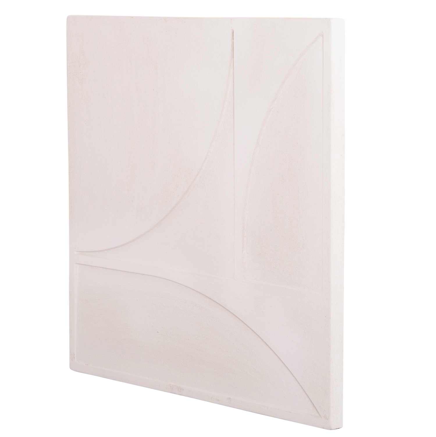 ΠΙΝΑΚΑΣ ΤΕΤΡΑΓΩΝΟΣ FB94507 MDF ΣΕ ΥΠΟΛΕΥΚΟ ΧΡΩΜΑ 80x4(πάχος)x80Υεκ.