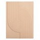 ΠΙΝΑΚΑΣ ΟΡΘΟΓΩΝΙΟΣ FB94521 MDF ΣΕ ΜΠΕΖ ΧΡΩΜΑ 60x4(πάχος)x80Υεκ.