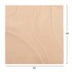 ΠΙΝΑΚΑΣ ΤΕΤΡΑΓΩΝΟΣ FB94520 MDF ΣΕ ΜΠΕΖ ΧΡΩΜΑ 80x4(πάχος)x80Υεκ.