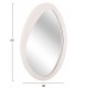 ΚΑΘΡΕΠΤΗΣ ΤΟΙΧΟΥ ΟΒΑΛ FB94514 MDF ΣΕ ΥΠΟΛΕΥΚΟ 48x3,2x60Υεκ