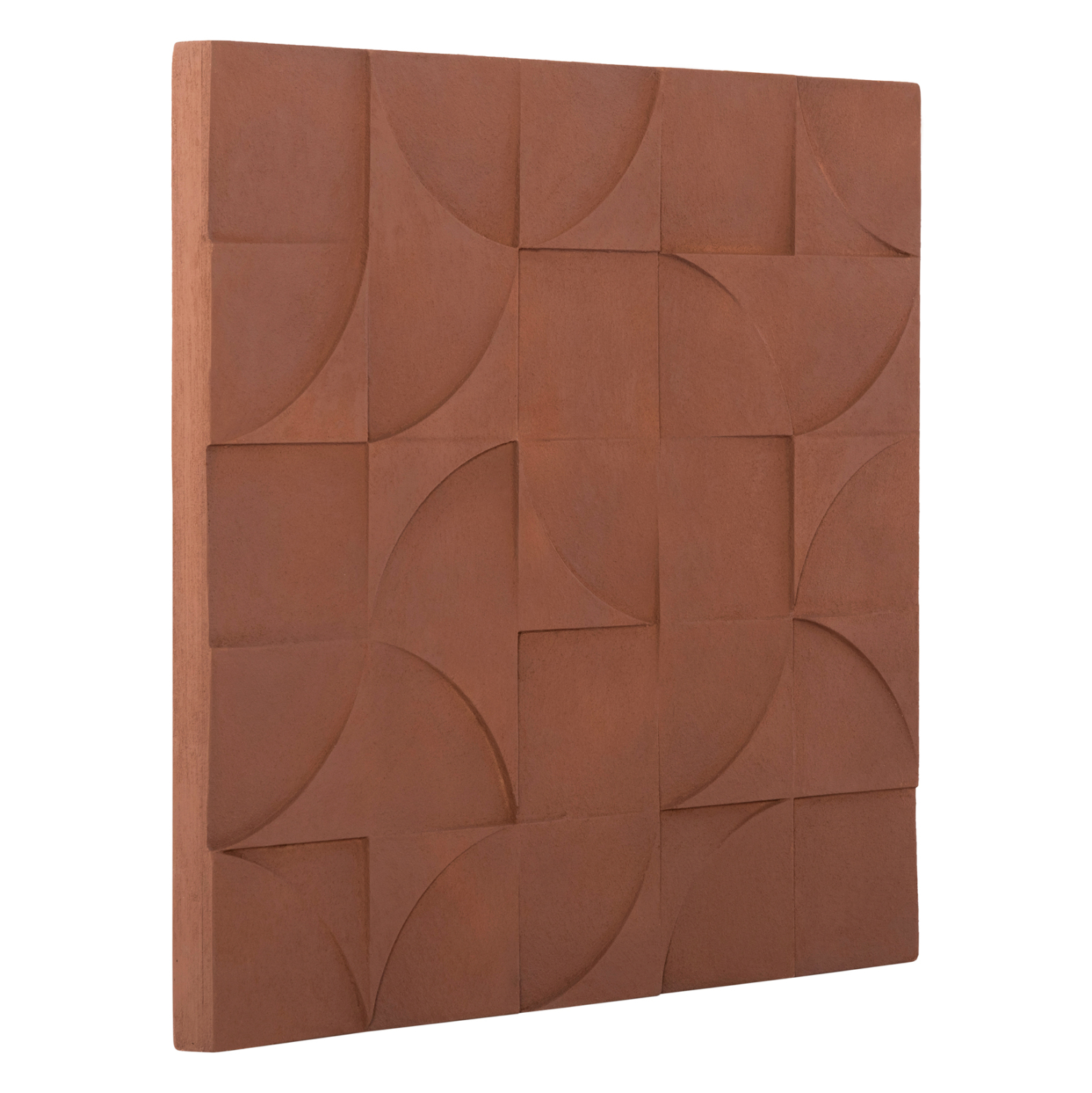 ΠΙΝΑΚΑΣ ΤΕΤΡΑΓΩΝΟΣ FB94524 MDF ΣΕ ΚΑΦΕ ΧΡΩΜΑ 80x5(πάχος)x80Υεκ.