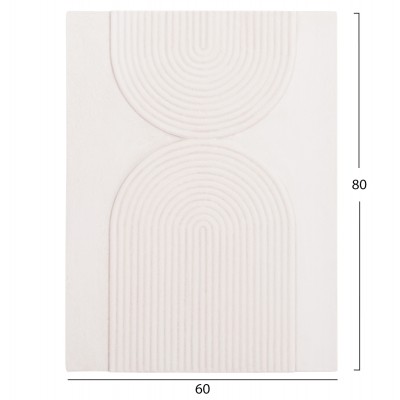 ΠΙΝΑΚΑΣ ΟΡΘΟΓΩΝΙΟΣ FB94523 MDF ΣΕ ΥΠΟΛΕΥΚΟ ΧΡΩΜΑ 60x4(πάχος)x80Υεκ.