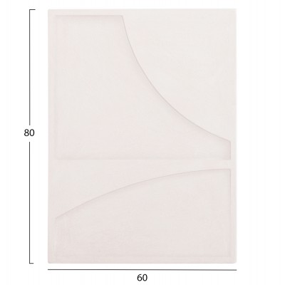 ΠΙΝΑΚΑΣ ΟΡΘΟΓΩΝΙΟΣ FB94509 MDF ΣΕ ΥΠΟΛΕΥΚΟ ΧΡΩΜΑ 60x4(πάχος)x80Υεκ.