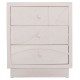 ΚΟΜΟΔΙΝΟ FB918047 MDF ΣΕ ΥΠΟΛΕΥΚΟ ΧΡΩΜΑ-3 ΣΥΡΤΑΡIA 48x38x55,5Υεκ.