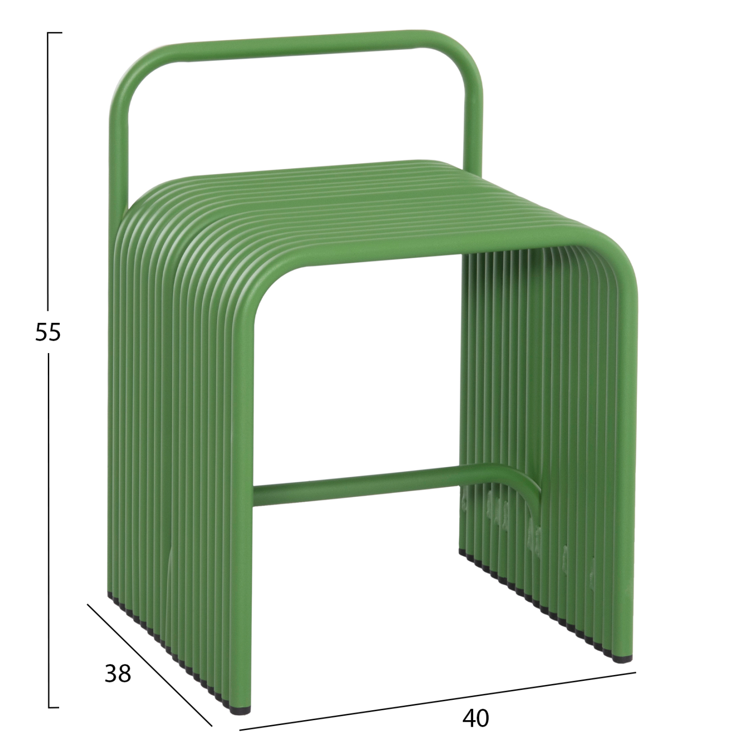 ΣΚΑΜΠΟ FB96326.07 ΑΛΟΥΜΙΝΙΟ ΣΕ ΠΡΑΣΙΝΟ ΧΡΩΜΑ 40x38x55Υεκ.