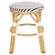 ΣΚΑΜΠΟ ΑΛΟΥΜΙΝΙΟΥ FB96285.03 BAMBOO LOOK-TEXTILENE ΛΕΥΚΟ-ΜΑΥΡΟ Φ36x46Υεκ.