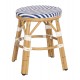 ΣΚΑΜΠΟ ΑΛΟΥΜΙΝΙΟΥ FB96285.05 BAMBOO LOOK-TEXTILENE ΛΕΥΚΟ-ΜΠΛΕ Φ36x46Υεκ.