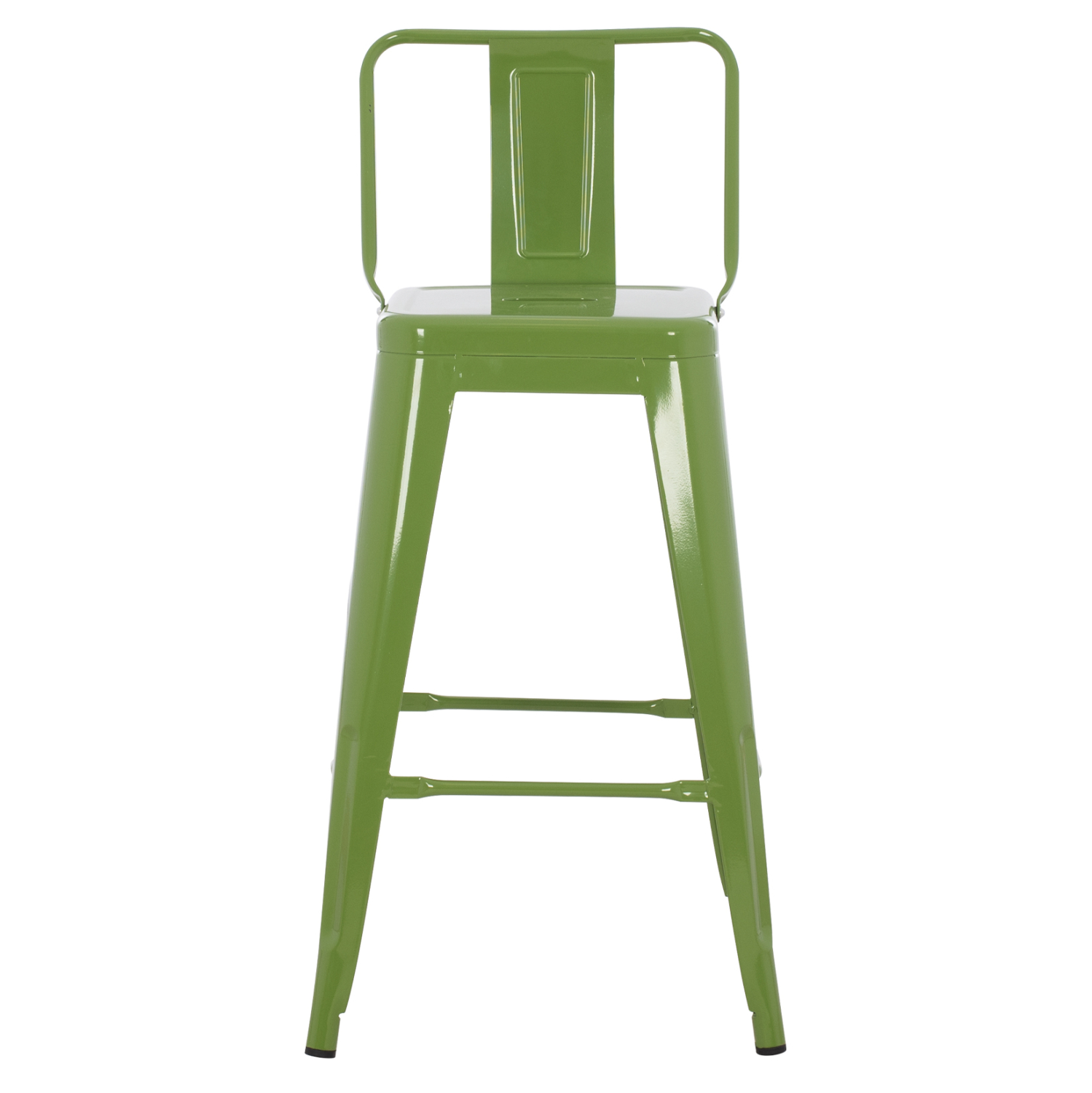 ΣΚΑΜΠΟ ΜΠΑΡ ΜΕΣΑΙΟΥ ΥΨΟΥΣ ΜΕΤΑΛΛΙΚO FB98574.53 LIGHT OLIVE GREEN 43x43x88Υεκ.