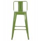 ΣΚΑΜΠΟ ΜΠΑΡ ΜΕΣΑΙΟΥ ΥΨΟΥΣ ΜΕΤΑΛΛΙΚO FB98574.53 LIGHT OLIVE GREEN 43x43x88Υεκ.