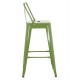 ΣΚΑΜΠΟ ΜΠΑΡ ΜΕΣΑΙΟΥ ΥΨΟΥΣ ΜΕΤΑΛΛΙΚO FB98574.53 LIGHT OLIVE GREEN 43x43x88Υεκ.