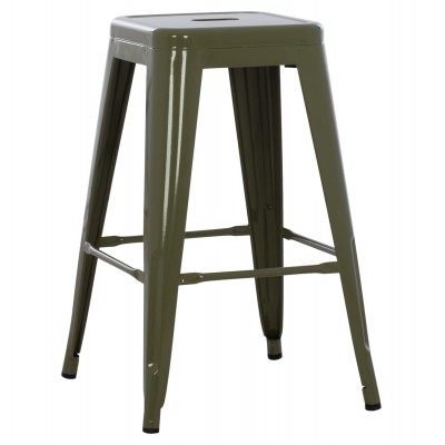 ΣΚΑΜΠΟ ΜΕΣΑΙΟΥ ΥΨΟΥΣ ΜΕΤΑΛΛΙΚΟ FB98573.43 DARK OLIVE GREEN 43x43x67Υεκ.