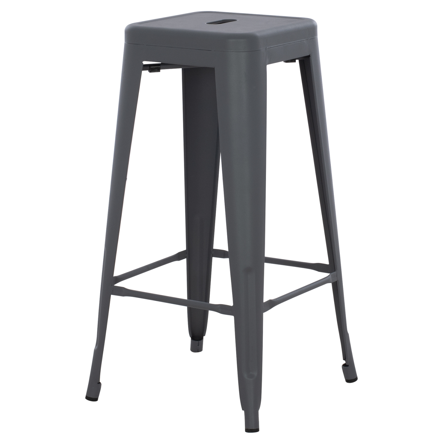 ΣΚΑΜΠΟ ΜΠΑΡ ΜΕΤΑΛΛΙΚΟ FB98642.50 ΣΕ ΓΚΡΙ 43x43x78Υεκ.