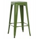 ΣΚΑΜΠΟ ΜΠΑΡ ΜΕΤΑΛΛΙΚΟ FB98642.53 ΣΕ LIGHT OLIVE GREEN 43x43x78Υεκ.