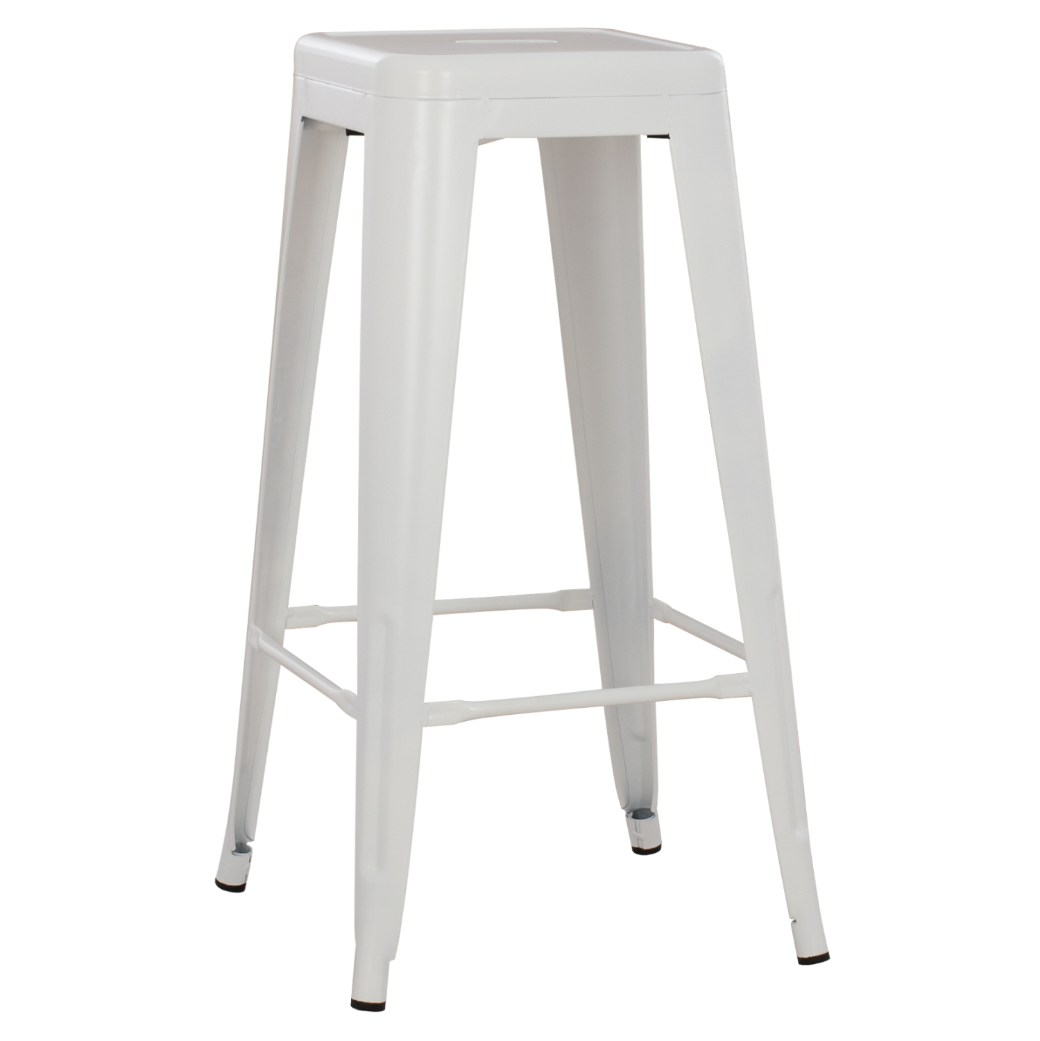 ΣΚΑΜΠΟ ΜΠΑΡ ΜΕΤΑΛΛΙΚΟ FB98642.41 ΣΕ ΛΕΥΚΟ ΜΑΤ 43x43x78Υεκ.