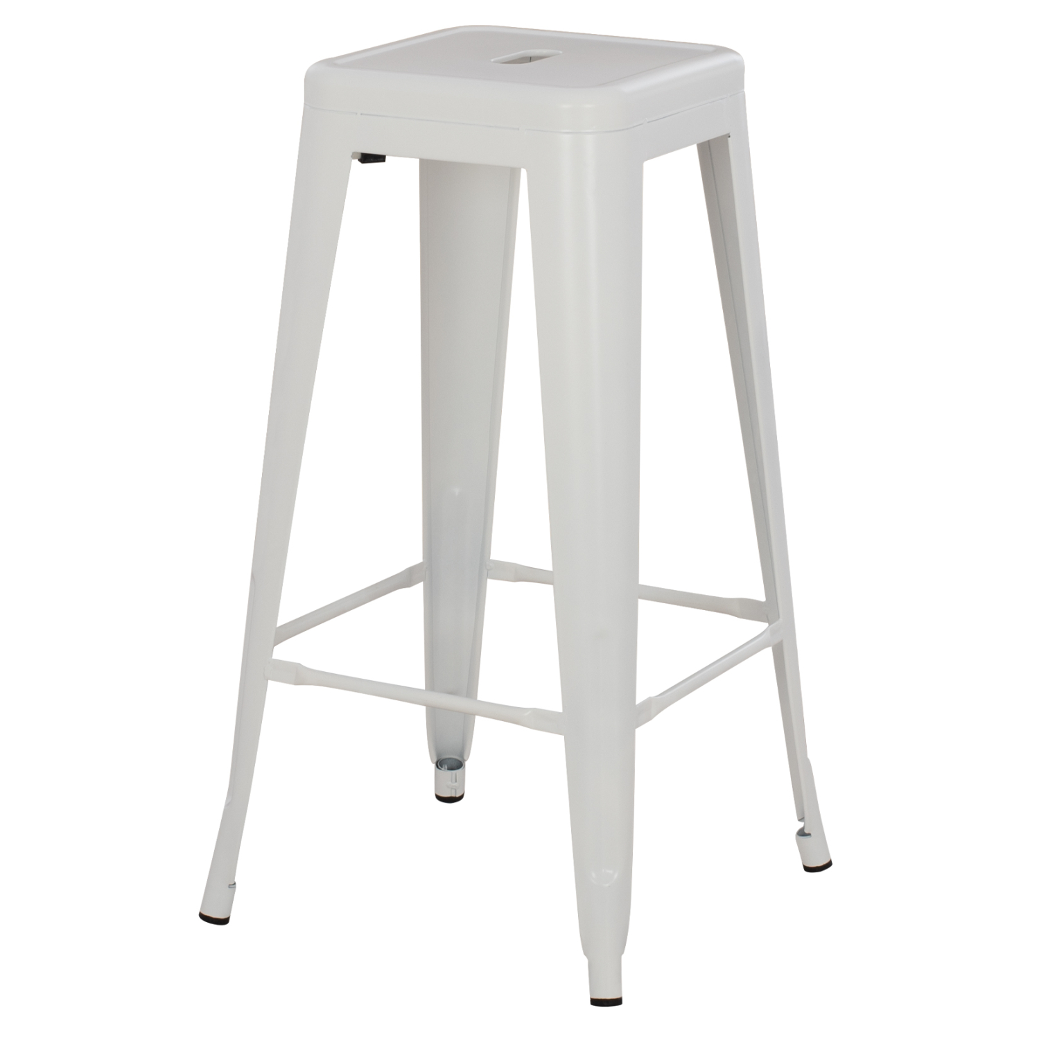 ΣΚΑΜΠΟ ΜΠΑΡ ΜΕΤΑΛΛΙΚΟ FB98642.41 ΣΕ ΛΕΥΚΟ ΜΑΤ 43x43x78Υεκ.